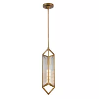 Lampa wisząca Cairo - 1 źródło światła - Vintage mosiądz