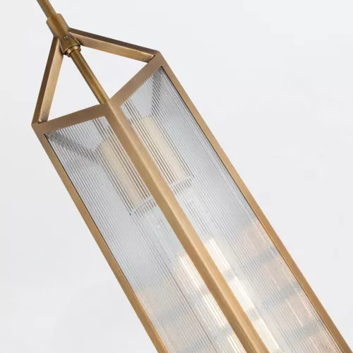 Lampa wisząca Cairo - 1 źródło światła - Vintage mosiądz