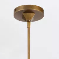 Lampa wisząca Cairo - 1 źródło światła - Vintage mosiądz