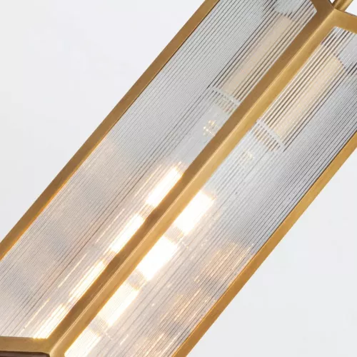 Lampa wisząca Cairo - 1 źródło światła - Vintage mosiądz