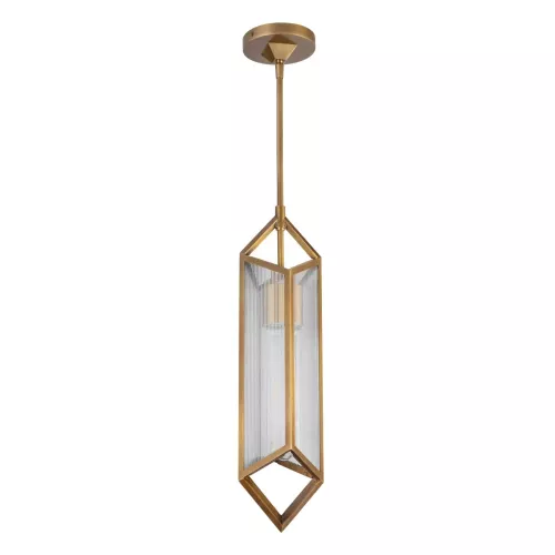 Lampa wisząca Cairo - 1 źródło światła - Vintage mosiądz