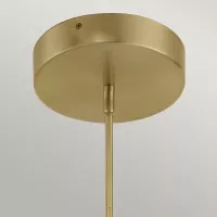 Lampa wyspowa LED Calters - Szampańskie złoto