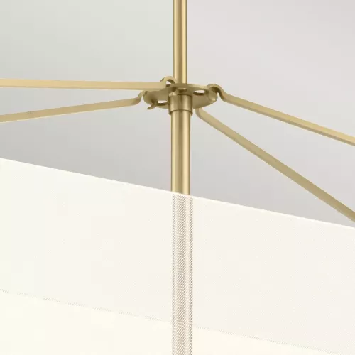 Lampa wyspowa LED Calters - Szampańskie złoto