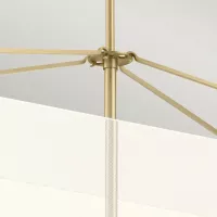 Lampa wyspowa LED Calters - Szampańskie złoto