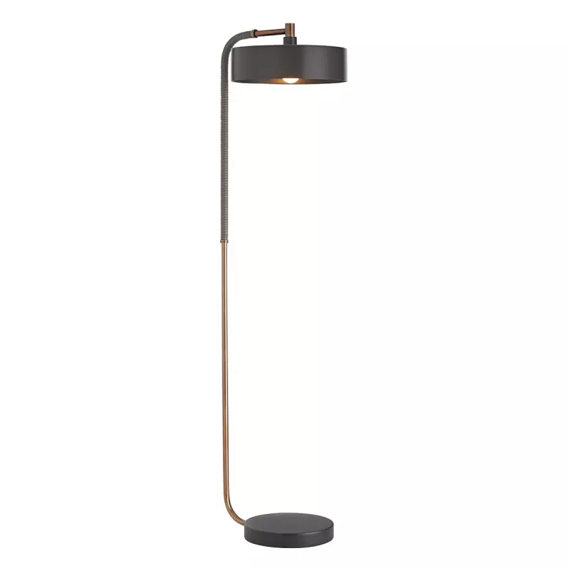 Lampa podłogowa Aaron - 1 źródło światła - Czarny