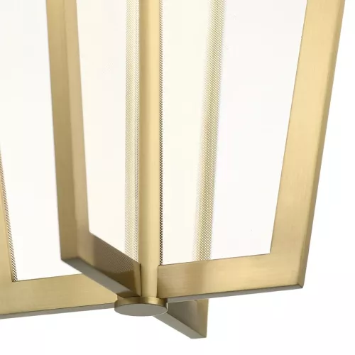 Średnia lampa wisząca LED Calters - Szampańskie złoto