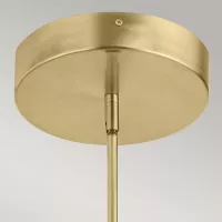 Średnia lampa wisząca LED Calters - Szampańskie złoto