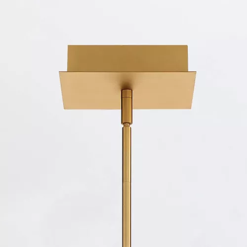 Lampa wyspowa Cameno - Szczotkowane złoto