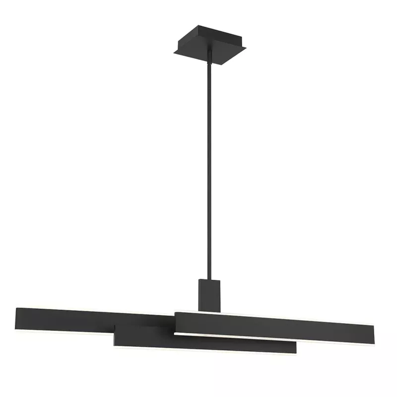 Lampa wyspowa Cameno - Matowa czerń
