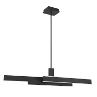 Lampa wyspowa Cameno - Matowa czerń