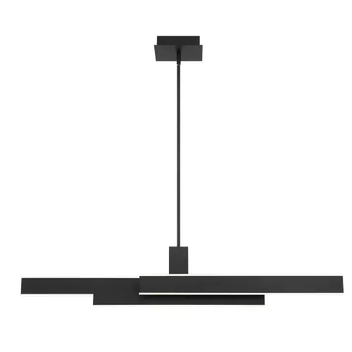 Lampa wyspowa Cameno - Matowa czerń