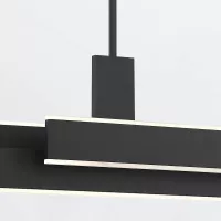 Lampa wyspowa Cameno - Matowa czerń