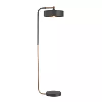 Lampa podłogowa Aaron - 1 źródło światła - Czarny