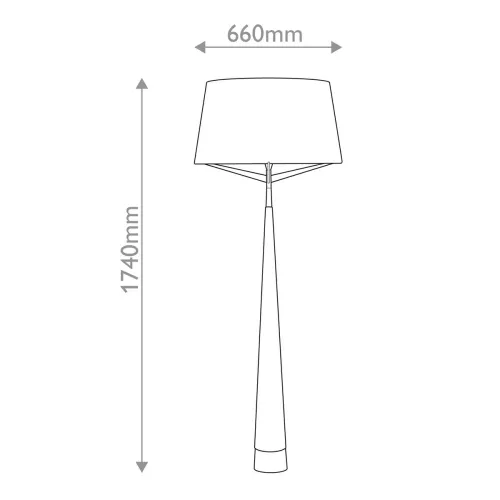 Lampa podłogowa Elden - 1 źródło światła