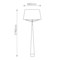 Lampa podłogowa Elden - 1 źródło światła
