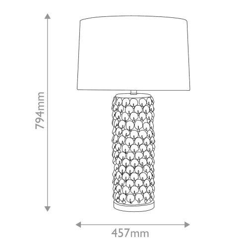 Lampa stołowa Calla Lily - 1 źródło światła
