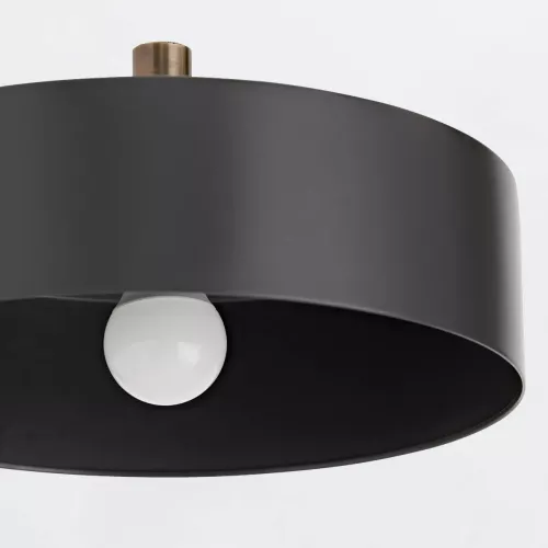 Lampa podłogowa Aaron - 1 źródło światła - Czarny