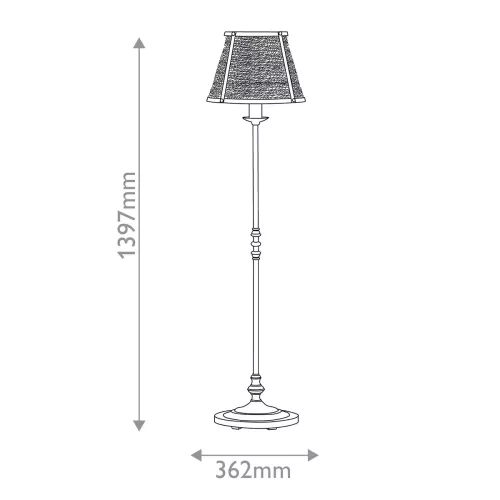 Lampa podłogowa Deauville - 1 źródło światła