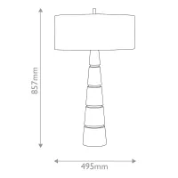 Lampa stołowa Eleanora - 2 źródła światła