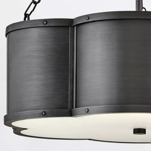 Lampa wisząca Chance - 3 źródła światła - Przyciemniany mosiądz