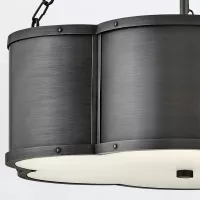Lampa wisząca Chance - 3 źródła światła - Przyciemniany mosiądz