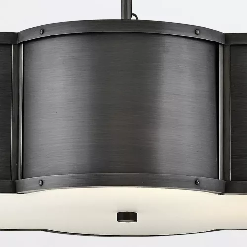 Lampa wisząca Chance - 3 źródła światła - Przyciemniany mosiądz