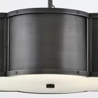 Lampa wisząca Chance - 3 źródła światła - Przyciemniany mosiądz