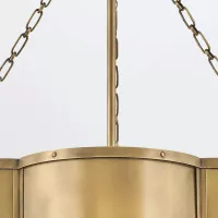 Lampa wisząca Chance - 3 źródła światła - Klasyczny mosiądz