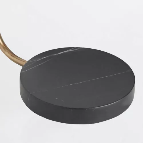 Lampa podłogowa Aaron - 1 źródło światła - Czarny