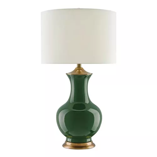 Lampa stołowa Lilou - 1 źródło światła - Zielony