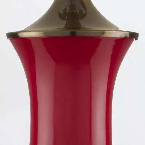 Lampa stołowa Lilou - 1 źródło światła - Czerwony