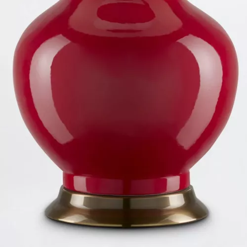 Lampa stołowa Lilou - 1 źródło światła - Czerwony