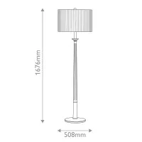 Lampa podłogowa Mitford - 1 źródło światła