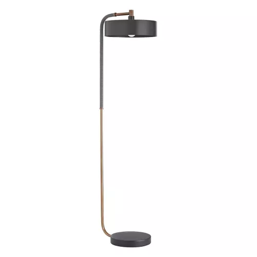 Lampa podłogowa Aaron - 1 źródło światła - Czarny