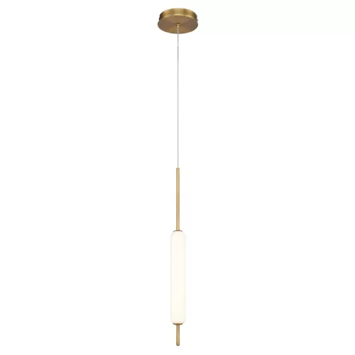 Lampa wisząca Cumberland - 1 źródło światła - Szczotkowane złoto