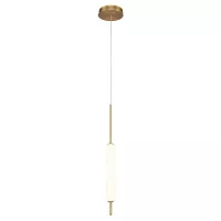 Lampa wisząca Cumberland - 1 źródło światła - Szczotkowane złoto