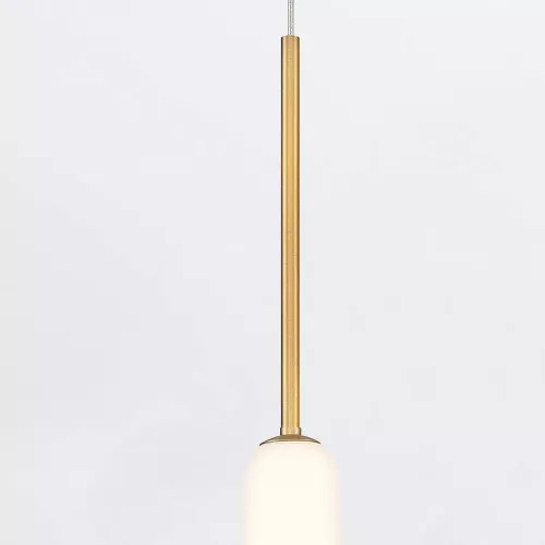 Lampa wisząca Cumberland - 1 źródło światła - Szczotkowane złoto