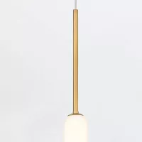 Lampa wisząca Cumberland - 1 źródło światła - Szczotkowane złoto