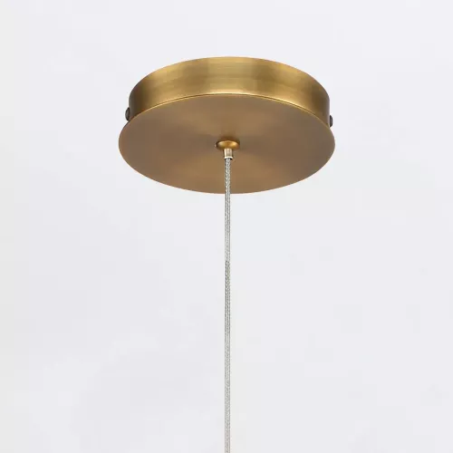 Lampa wisząca Cumberland - 1 źródło światła - Szczotkowane złoto