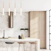 Lampa wisząca Cumberland - 1 źródło światła - Szczotkowane złoto