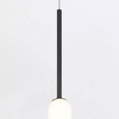 Lampa wisząca Cumberland - 1 źródło światła - Matowa czerń
