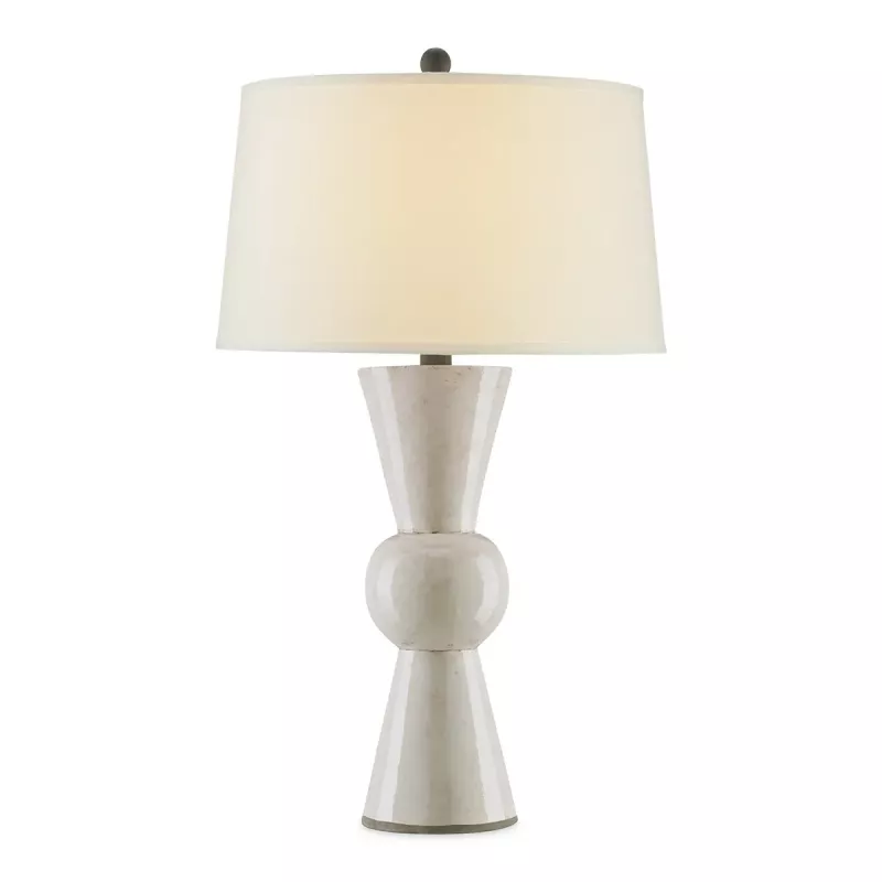 Lampa stołowa Upbeat - 1 źródło światła - Antyczna biel
