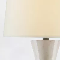 Lampa stołowa Upbeat - 1 źródło światła - Antyczna biel