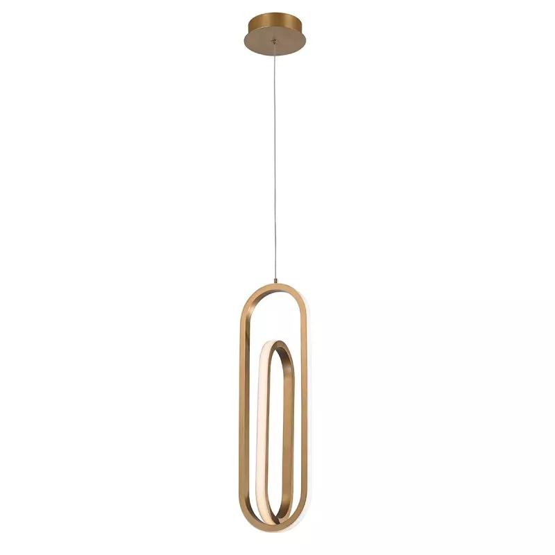 Lampa wisząca Demark - Szczotkowane złoto