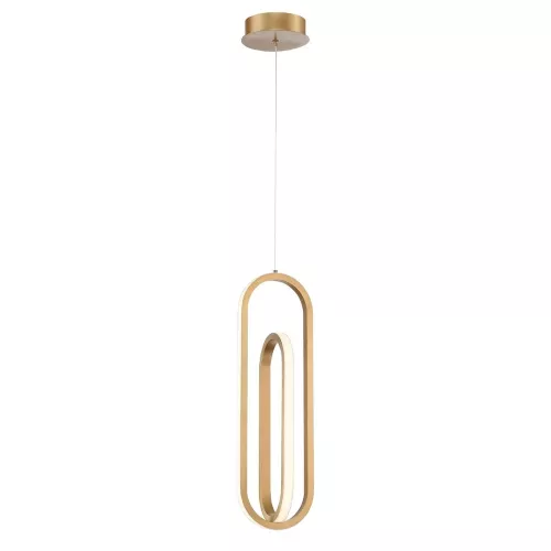 Lampa wisząca Demark - Szczotkowane złoto