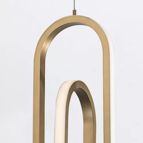 Lampa wisząca Demark - Szczotkowane złoto