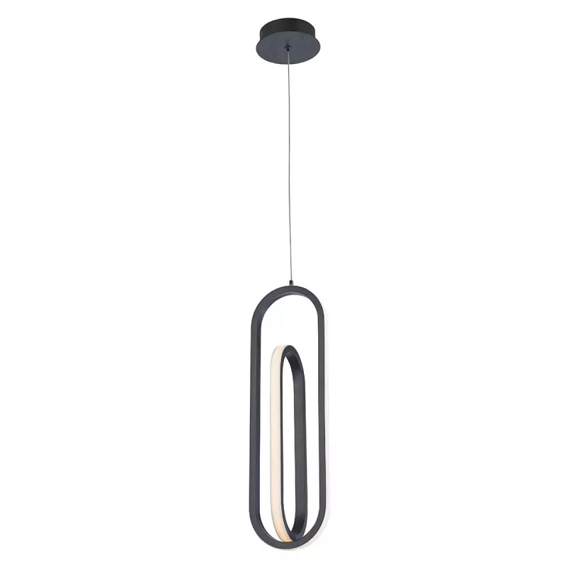 Lampa wisząca Demark - Matowa czerń