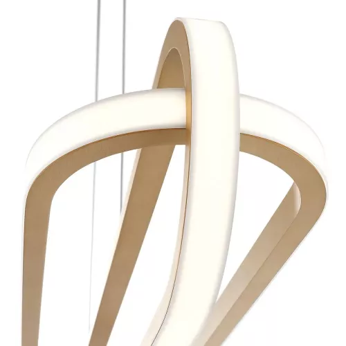 Lampa wyspowa Demark - Szczotkowane złoto