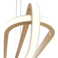 Lampa wyspowa Demark - Szczotkowane złoto