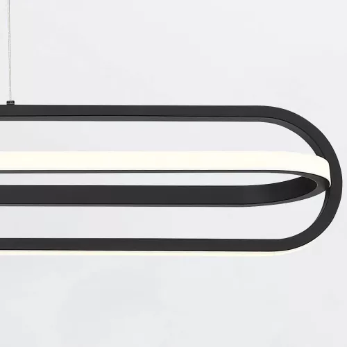 Lampa wyspowa Demark - Matowa czerń